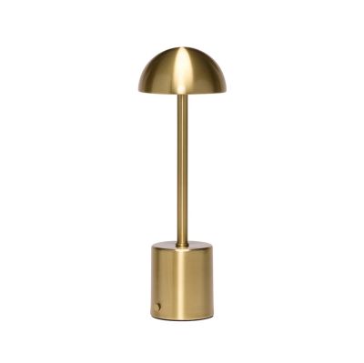 Hübsch - Taten LED-akkukäyttöinen pöytävalaisin, messinkivärinen, korkeus 30 cm –