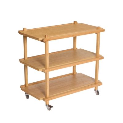 Hübsch - Crayon-tarjoiluvaunu, saarni, korkeus 70 cm –