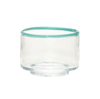 Hübsch - Clea-kulho, kirkas/vihreä, Ø 15 cm, lasi –