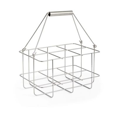 HAY Outdoor Market pullosäilytys Ruostumaton teräs, 6 pulloa