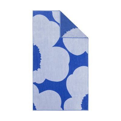 Marimekko Iso Unikko kylpypyyhe Blue-blue lila, 100x180 cm
