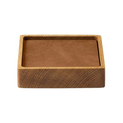 LIND DNA Wood Box lasinalussetti Nature-tammi, neliö, S, Nupo nature, 9 osaa