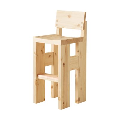 Vaarnii 001 Bar Stool baarijakkara Matta öljyvahattu mänty, 75 cm