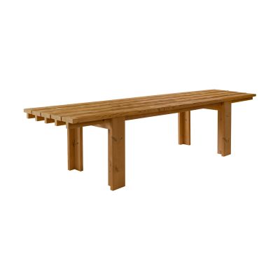 Vaarnii 013 Osa Outdoor Table pöytä Lämpökäsitelty mänty, 333x94x78 cm