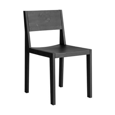 Vaarnii 016 Maasto Dining Chair tuoli Musta petsattu mänty