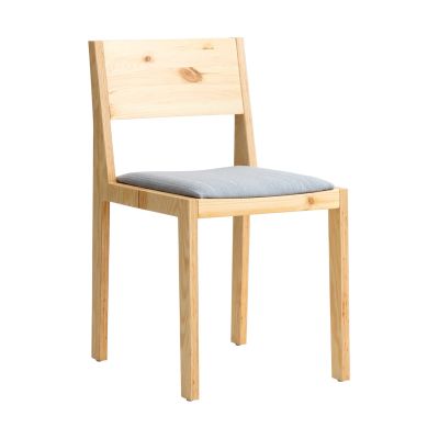 Vaarnii 016 Maasto Dining Chair tuoli Matta öljyvahattua mäntyä, verhoiltu istuin harmaa