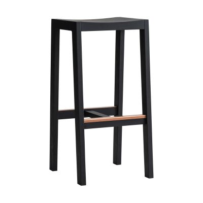 Vaarnii 016 Maasto Bar Stool baarijakkara Mustanharjattu mänty, 75 cm