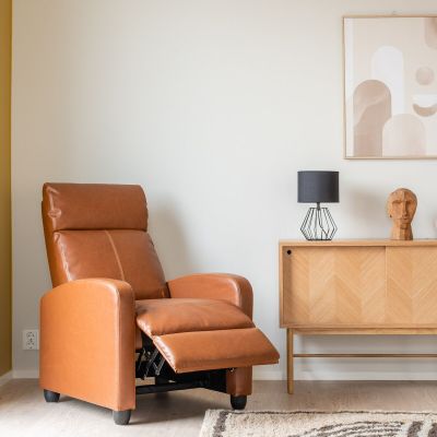 Veke Lund mekanismituoli konjakki Brandy 11 PU-keinonahka, asiakaspalautus