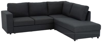 Veke Verona avokulmavuodesohva oikea tummanharmaa portland 96, asiakaspalautus