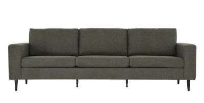 Veke Toronto 3-istuttava sohva vihreä verita 34, jalka wenge, asiakaspalautus