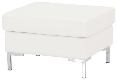 Veke Toronto rahi 70x60 cm valkoinen Madryt White 910 PU-keinonahka, L1-metallijalat