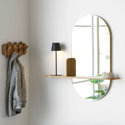 House Nordic Barco peili hyllyllä tammi, asiakaspalautus