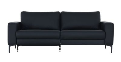 Hjort Knudsen Hjort Studio 3 -istuttava sohva mekanismilla musta Madras 274 nahka/KN, kuvausma