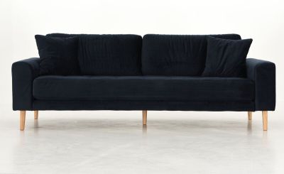 House Nordic Lido 3-istuttava sohva Bluvel 89 tummansininen sametti, asiakaspala