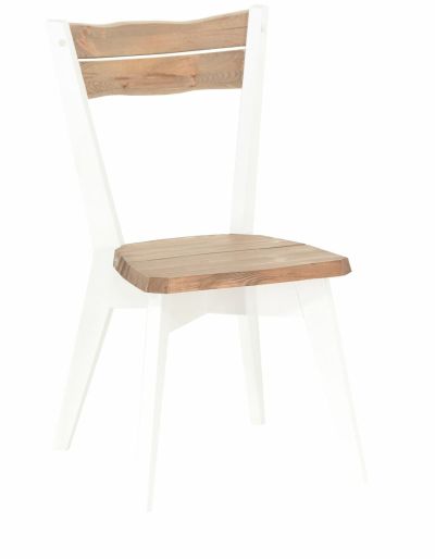 Veke Lana tuoli valkoinen/antiikkipetsattu, asiakaspalautus