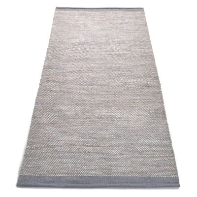 Finarte Helmi puuvillamatto 80x300 cm vaaleanharmaa