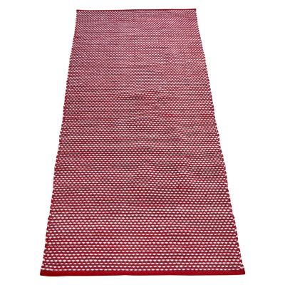 Finarte Vanamo puuvillamatto 80x300 cm punainen