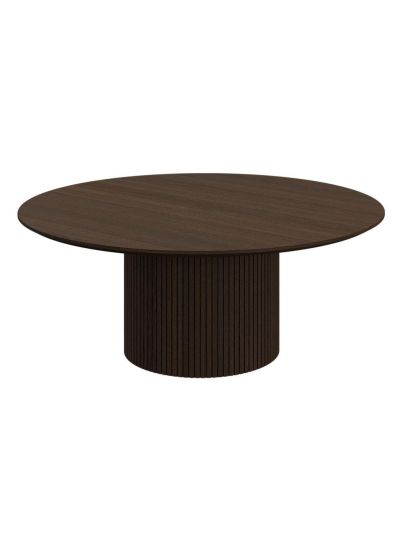 BoConcept Santiago-sohvapöytä tumma tammi ⌀ 99 cm