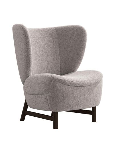 BoConcept Catskills-nojatuoli lucca-kangas 3320 beige / tumma tammi