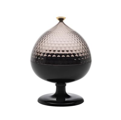 Kartell - Pumo koristekulho, savuharmaa, korkeus 29 cm