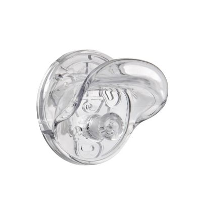 Kartell - Vaatekoukku, Ø 11 cm, läpinäkyvä