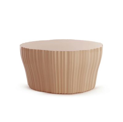 Kartell - Corteza sivupöytä, beige, korkeus 36 cm