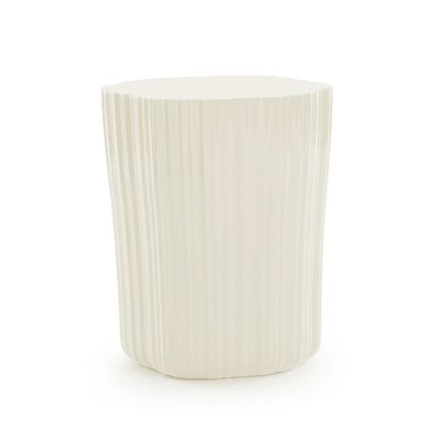 Kartell - Corteza sivupöytä, kermanvärinen, korkeus 48 cm