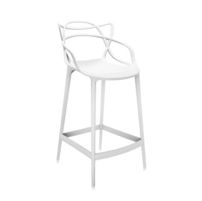 Kartell - Masters baarituoli, valkoinen, korkeus 99 cm