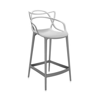 Kartell - Masters baarituoli, harmaa, korkeus 99 cm