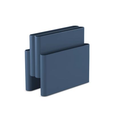 Kartell - Lehtiteline, sininen, pituus 40 cm, korkeus 35 cm