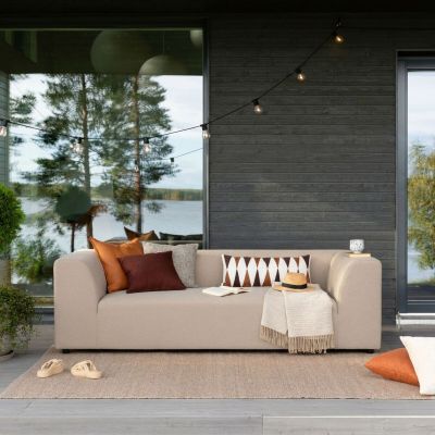 Veke Newland 3-istuttava sohva vaalea beige