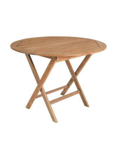 Brafab Turin-taittopöytä tiikki ø 100 cm