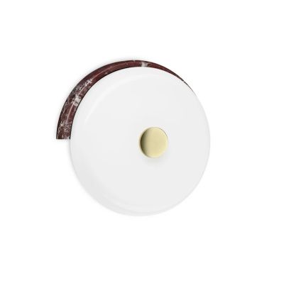 DESIGN BY US - Trip LED-seinävalaisin, viininpunainen/valkoinen, lasi –