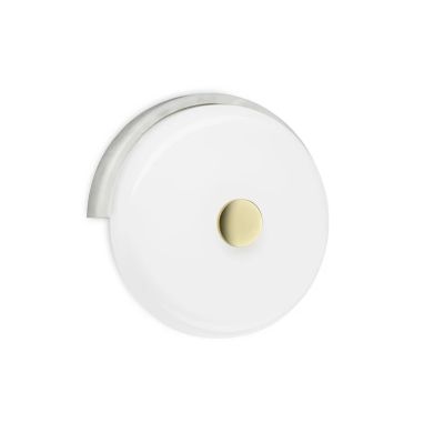 DESIGN BY US - Trip LED-seinävalaisin, valkoinen marmoroitu/valkoinen –