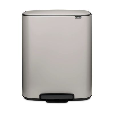 Brabantia Bo bin poljinroskis 2x30 L Soft grey