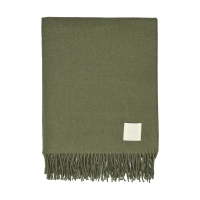 Scandi Living Loom puuvillatorkkupeitto 125x170 cm Khaki