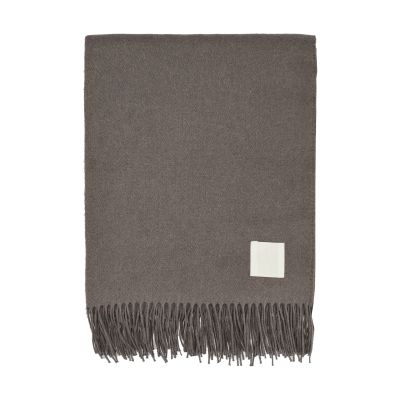 Scandi Living Loom puuvillatorkkupeitto 125x170 cm taupe