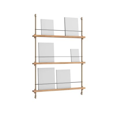 MOEBE Magazine Shelving lehtiteline Tammea-warm grey, 85×115×7 cm, MS.115.1