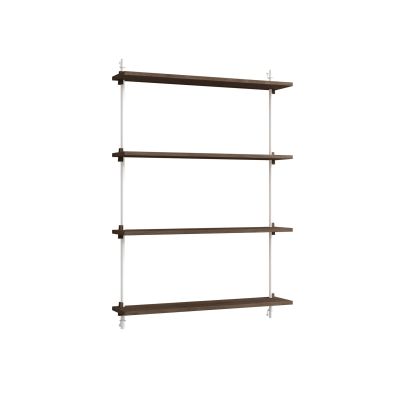MOEBE Wall Shelving seinähylly Savustettu tammi-white, 92×115×17,5 cm, WS.115.1