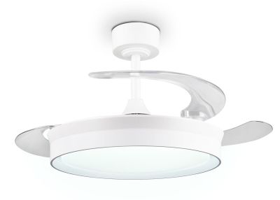 Trio Kerava LED tuuletin kattovalaisin valkoinen