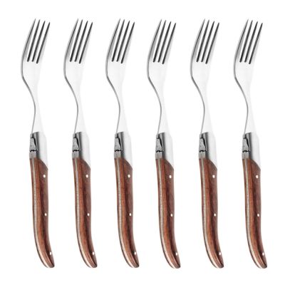 Laguiole Style de Vie - Grillihaarukka 10,5 cm 6 kpl Ruusupuu