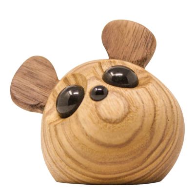 FableWood - Puufiguuri Hiiri Sonja 6 cm ask/valnöt