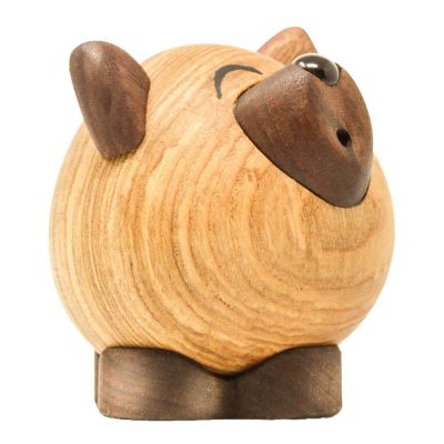 FableWood - Puufiguuri Susi Wulf 8 cm Saarni/Pähkinä