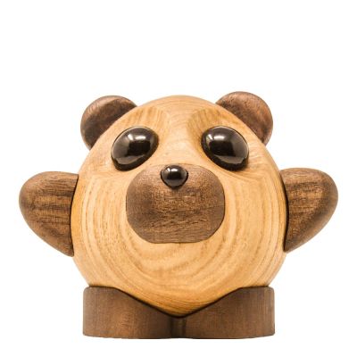 FableWood - Puufiguuri Karhu Yrsa 5 cm Saarni/Pähkinä