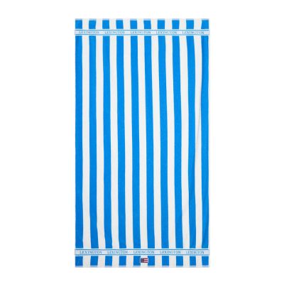 Lexington - Rantapyyhe 180x100 cm Sininen/Valkoinen