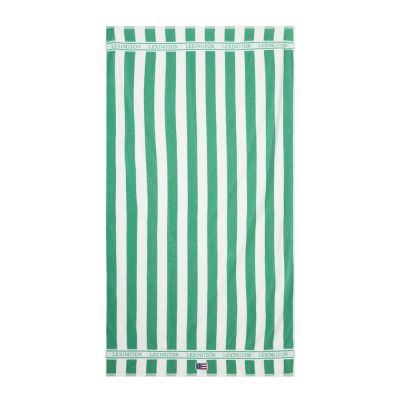 Lexington - Rantapyyhe 180x100 cm Vihreä/Valkoinen