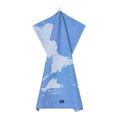 Lexington - Keittiöpyyhe "Cape Cod" 70x50 cm Valkoinen/Sininen