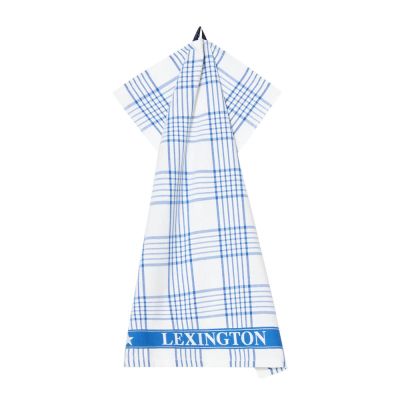 Lexington - Keittiöpyyhe 70x50 cm Valkoinen/Sininen