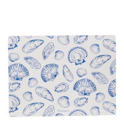 Lexington - Pöytätabletti kaksipuolinen 30x40 cm 2 kpl Sininen/Valkoinen