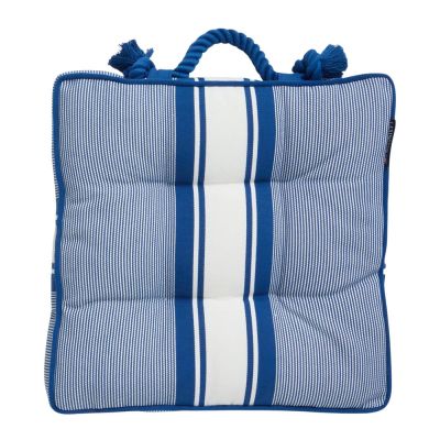 Lexington - Istuintyyny raidallinen 40x40 cm Sininen/Valkoinen